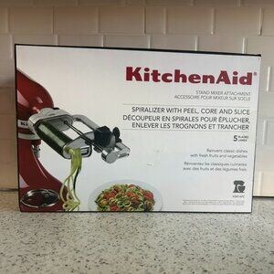 KitchenAid Spiralizer with Peel core and slice feature New in box